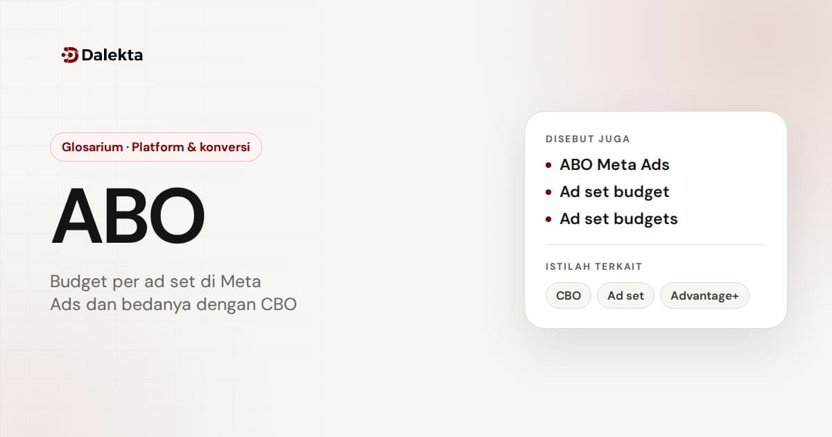 ABO: Platform & konversi