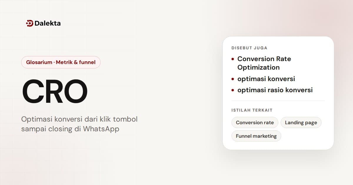 CRO: Metrik & funnel