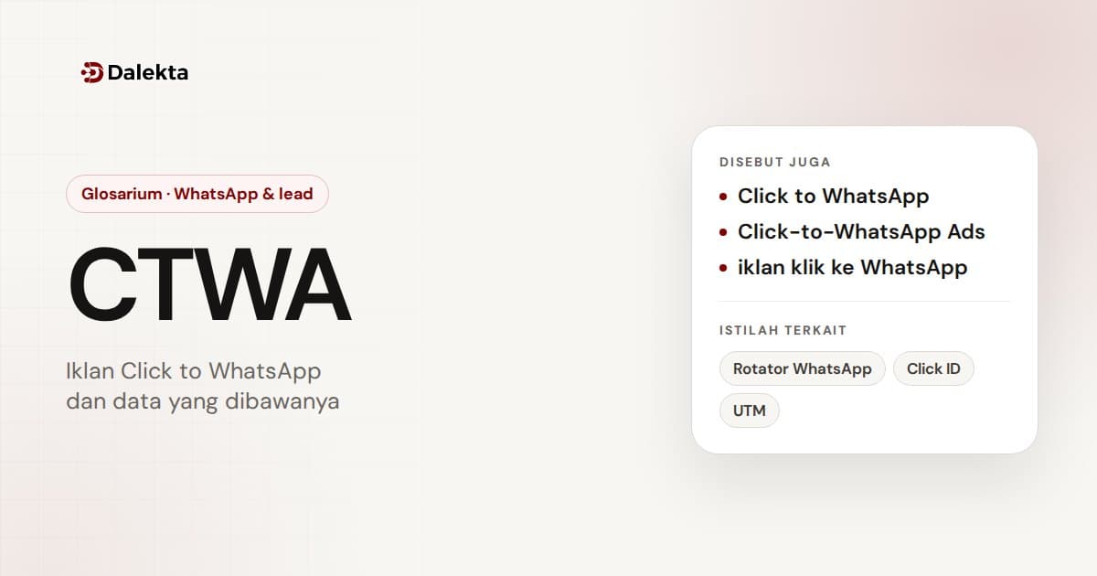 CTWA: WhatsApp & lead