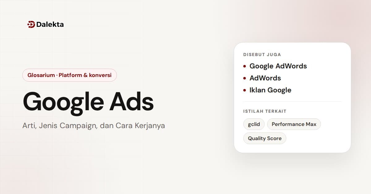 Google Ads: Platform & konversi
