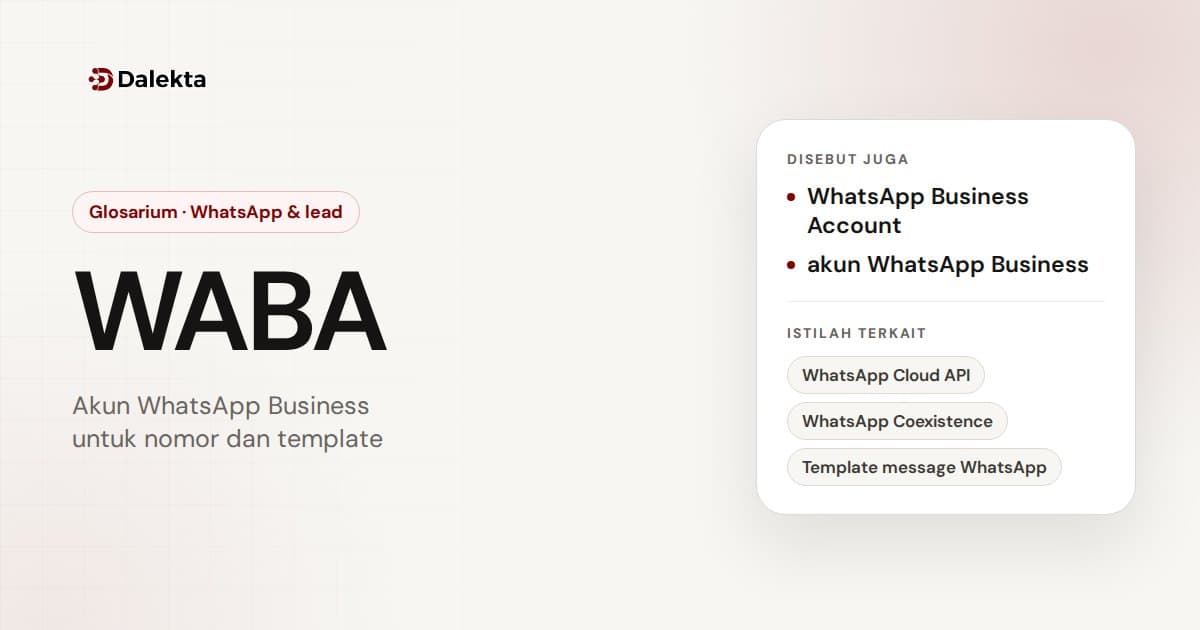 WABA: WhatsApp & lead