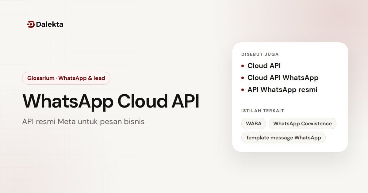 WhatsApp Cloud API: WhatsApp & lead