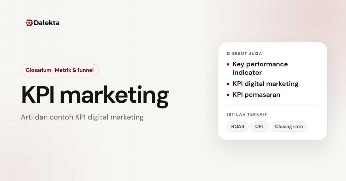 KPI marketing: Metrik & funnel